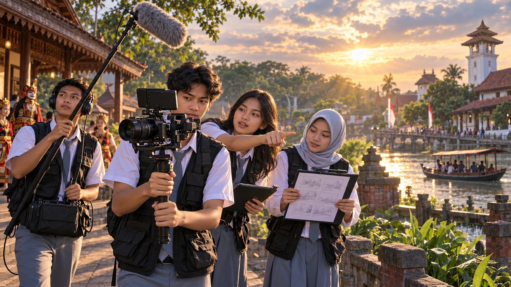 Ilustrasi proses pengambilan video.